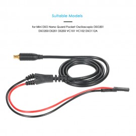 Digital Oscilloscope Probe MCX Replaceable Test Hook Probes Cable for Mini DSO Nano Quard DSO201 DSO203 DS201 DS203 VC101 VC102 DSO112A