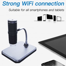 2.0MP Multifunctional Wireless Microscope WIFI Portable High-definition Electronic Microscopes with 8 Adjustable Brightness LED Lights