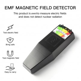 5 Led EMF Meter Magnetizing Field Detector Ghost Detecting Paranormal Equipment Tool Counter